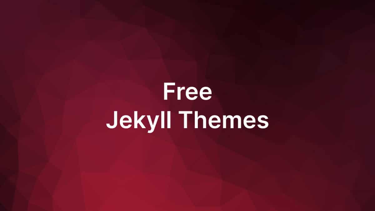 9+ Free And Awesome Jekyll Themes