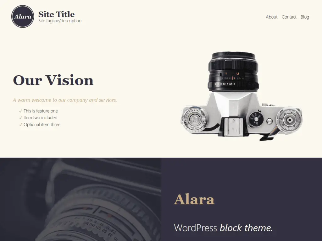 Alara WordPress Theme